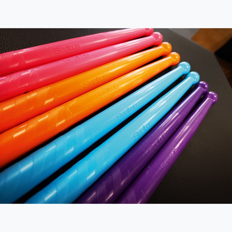 Fitness tyče Sveltus Fit Stick 2 ks růžové. 2