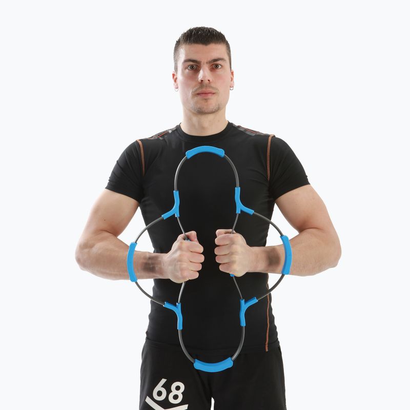 Sveltus Flexoring šedá/modrá obruč 7