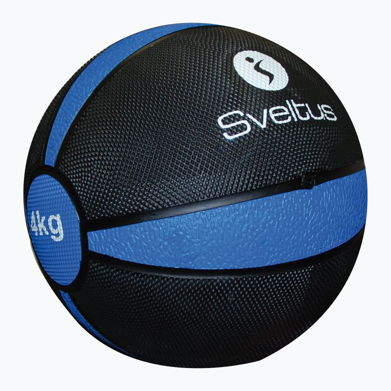 Sveltus Medicine Ball 4 kg černá/modrá