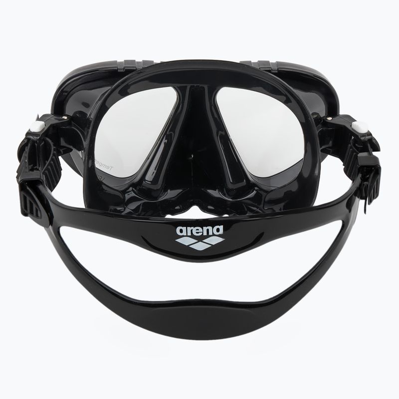 Šnorchlovací sada Arena Premium Snorkeling Set black/clear/black 5