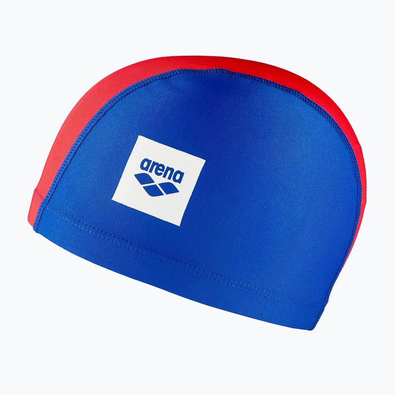 Dětská plavecká čepice arena Unix II Jr modrá/červená 2
