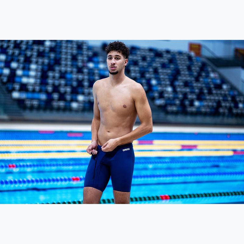 Pánské plavecké jammery arena Team Swim Jammer Solid navy/white 10