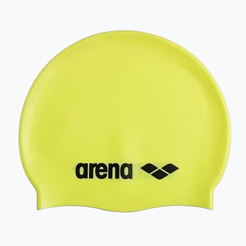 Arena Classic Silikonová světle žlutá plavecká čepice