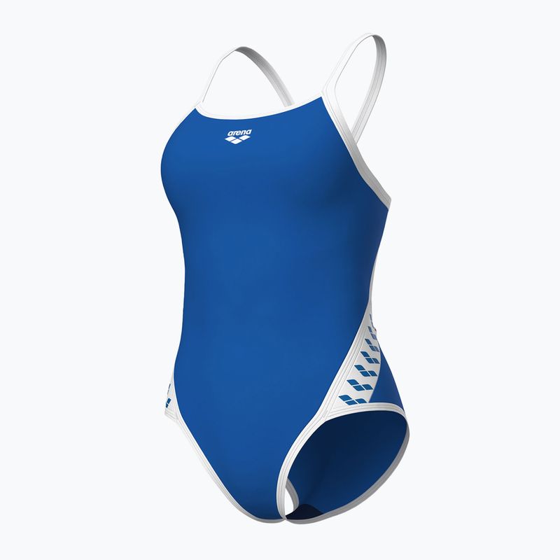 Jednodílné plavky arena Icons Super Fly Back Solid royal/white 4