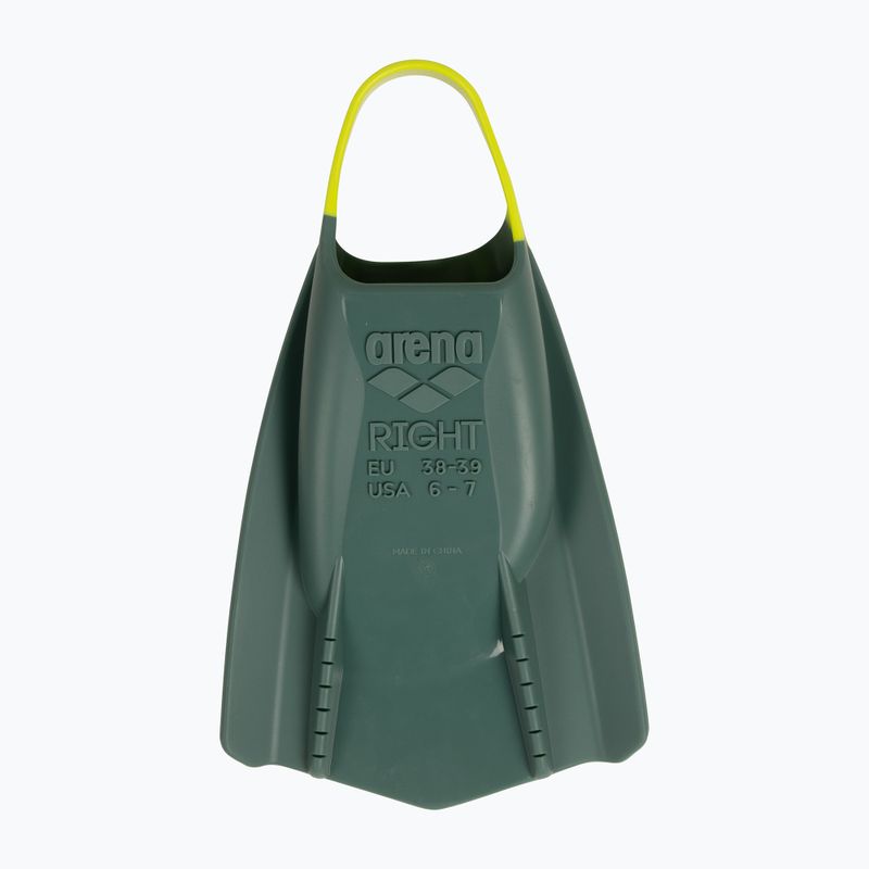 Ploutve na plavání arena Powerfin Pro II sage/artic lime 2