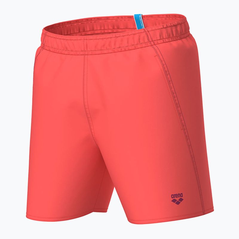 Pánské plavecké šortky arena Fundamentals Boxer R calypso coral/dark purple 3