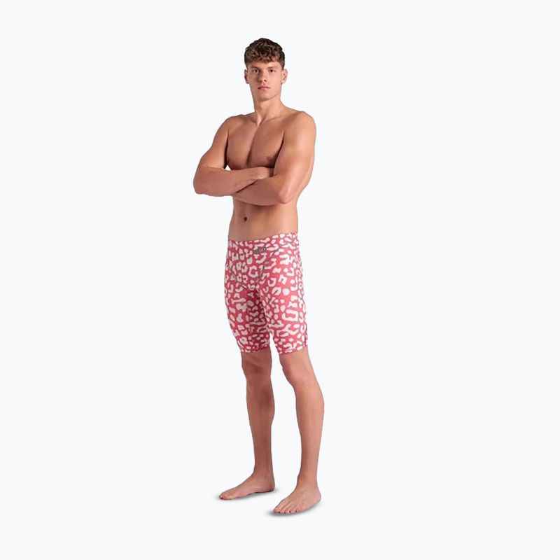 Pánské plavky Arena Powerskin ST Next LE Jammer leopard skin geranium 5