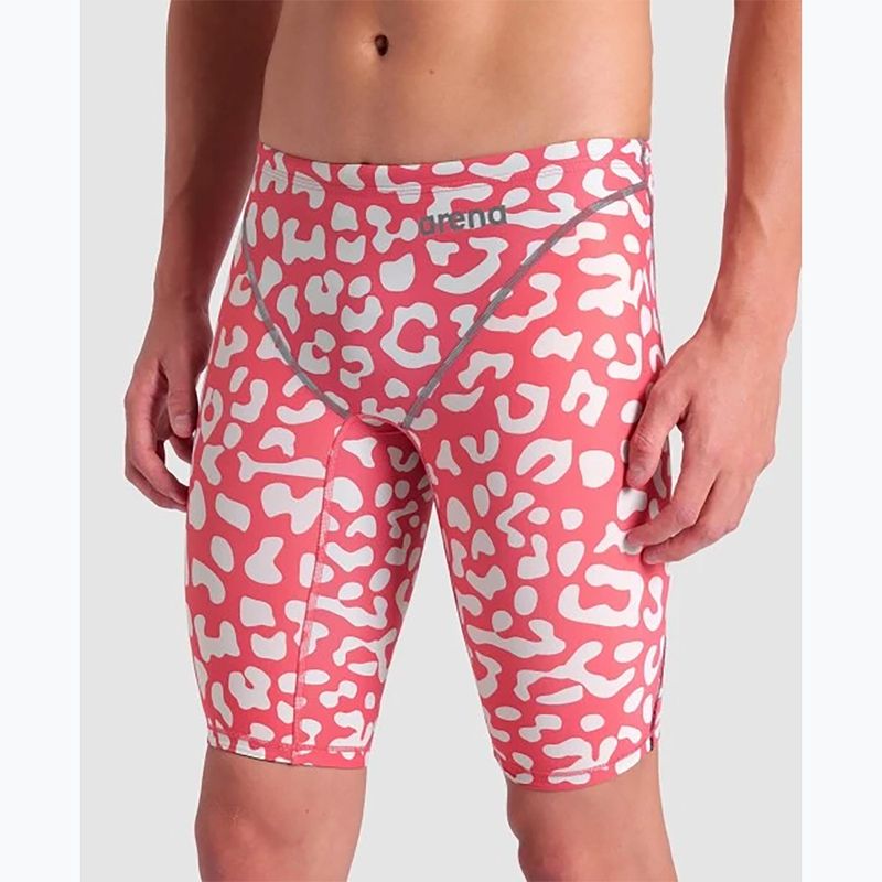 Pánské plavky Arena Powerskin ST Next LE Jammer leopard skin geranium 7