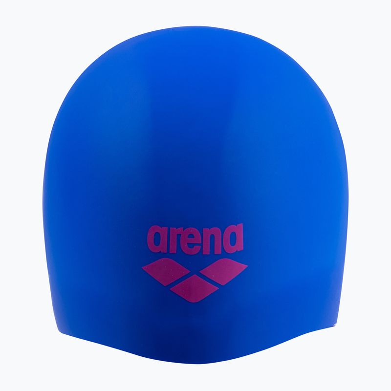 Plavecká čepice Arena Long Hair neon blue/shocking pink 3
