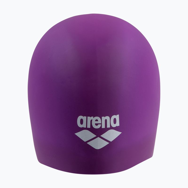 Plavecká čepice Arena Long Hair very fuchsia/white 3