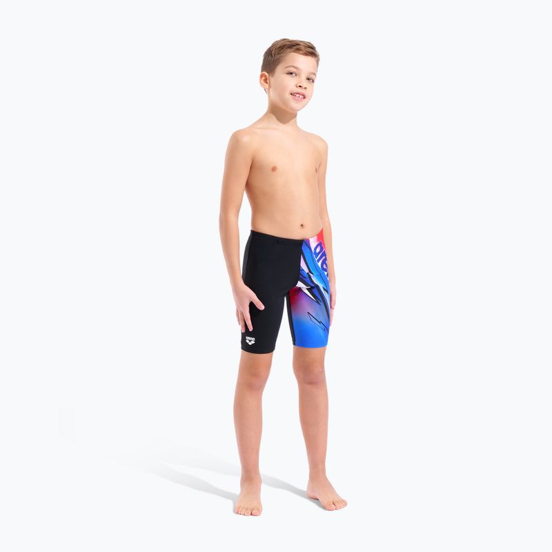 Dětské plavky jammer arena Loud Swim Jammer black/multi 2