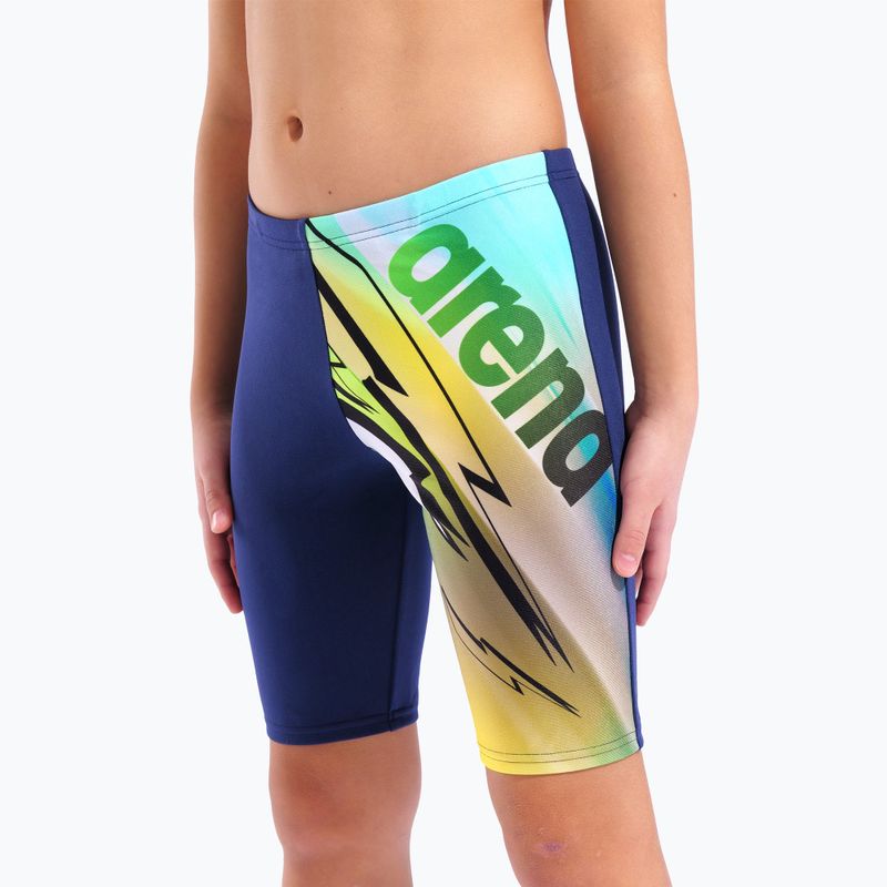 Dětské plavky jammer arena Loud Swim Jammer navy/multi 4