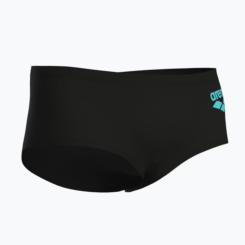 Pánské plavecké boxerky arena One Low Waist Short Big Logo black/black 4