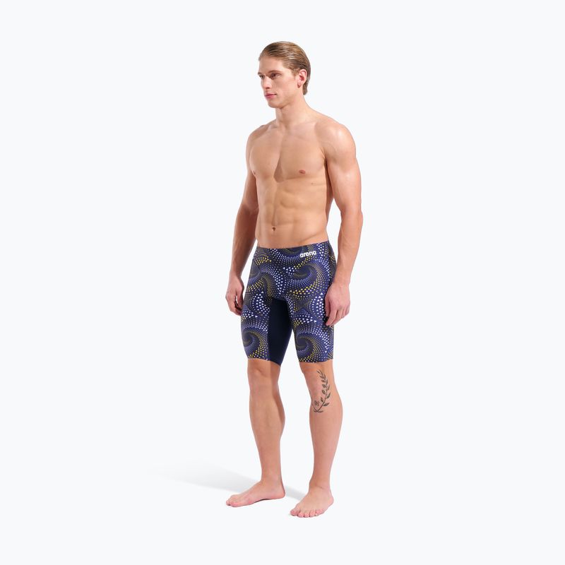 Pánské plavecké jammery arena Fireflow Swim Jammer navy/tteam navy yellow 6