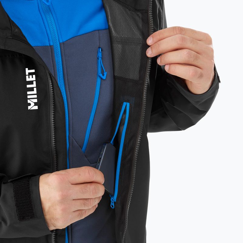 Pánská bunda do deště Millet Seneca GTX 2L black/noir 7