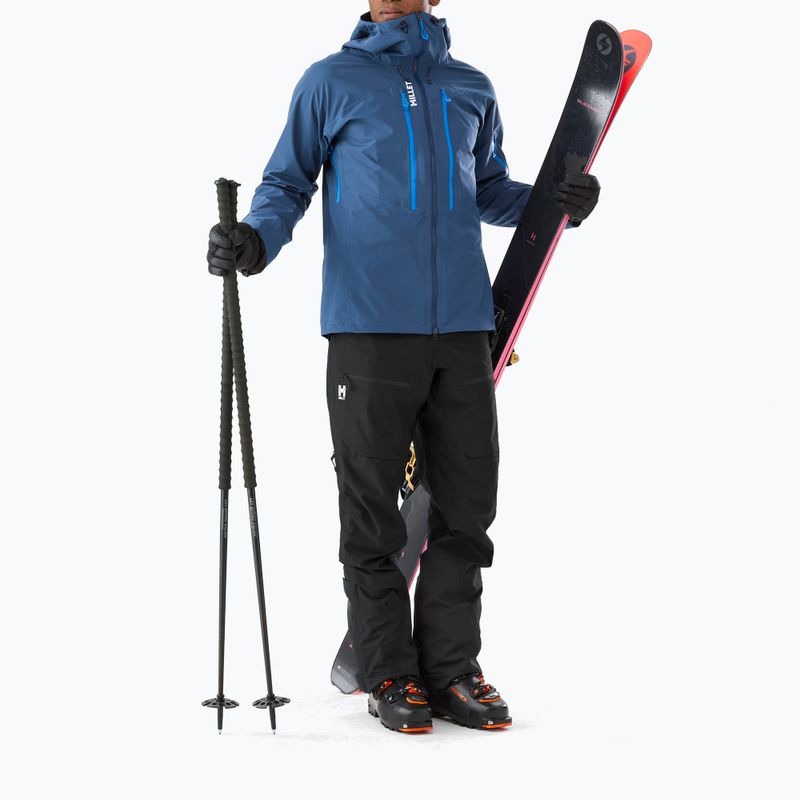 Pánské skialpové kalhoty Millet M White 3L black 2