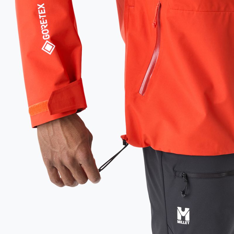 Pánská nepromokavá bunda Millet Ubic Gore-Tex 3L paprika 9
