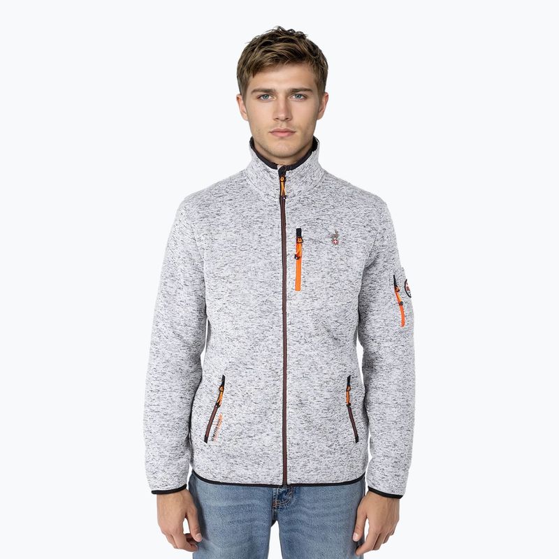 Pánská fleecová mikina Aulp Navoy Melanged Knit grey