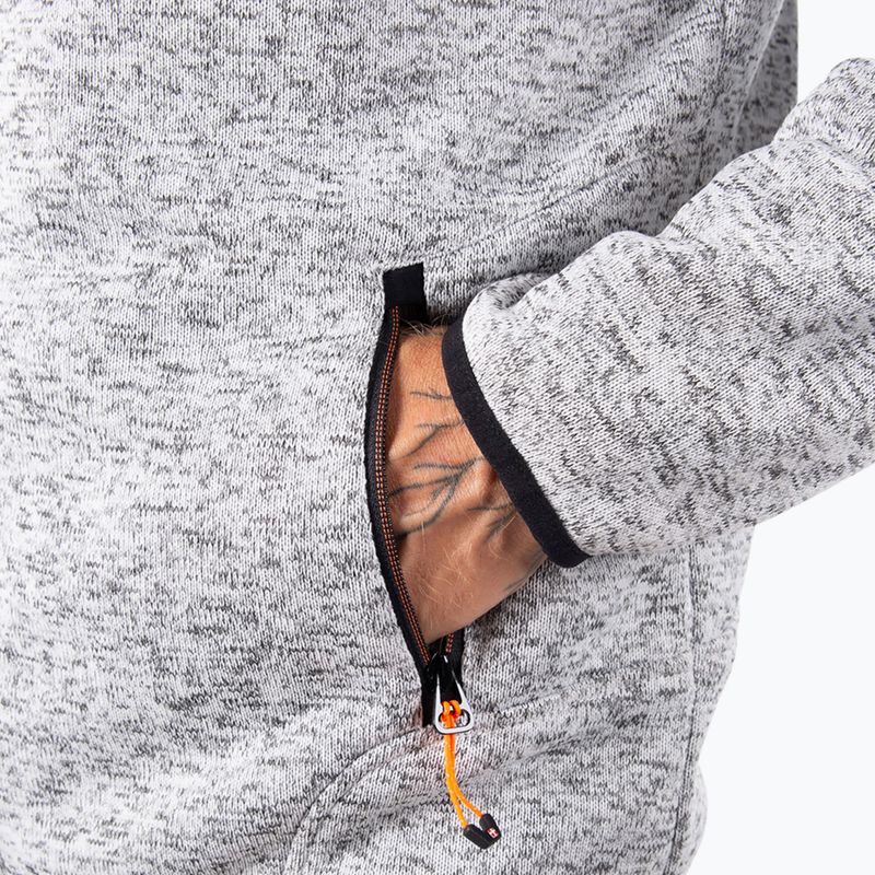 Pánská fleecová mikina Aulp Navoy Melanged Knit grey 5