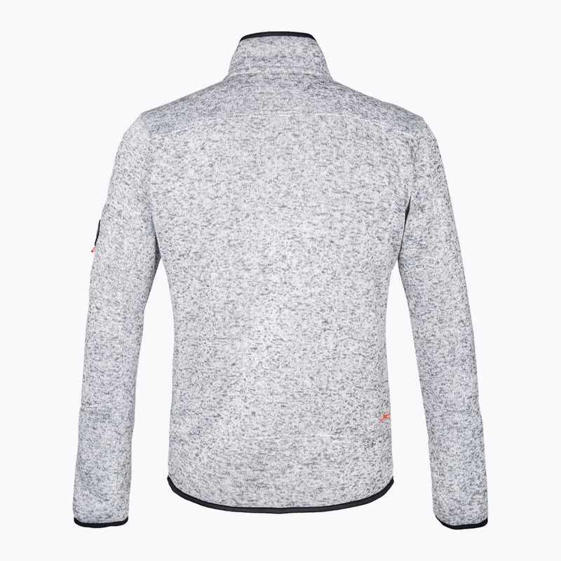 Pánská fleecová mikina Aulp Navoy Melanged Knit grey 7