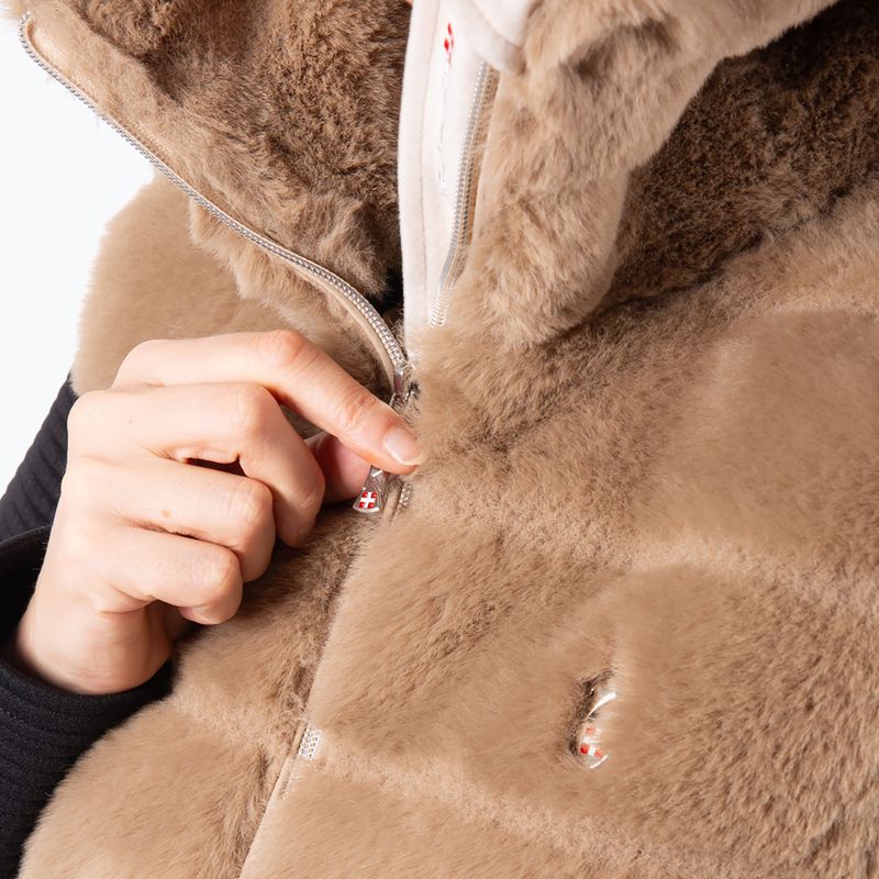 Dámská vesta Aulp Carra Faux Fur taupe 4