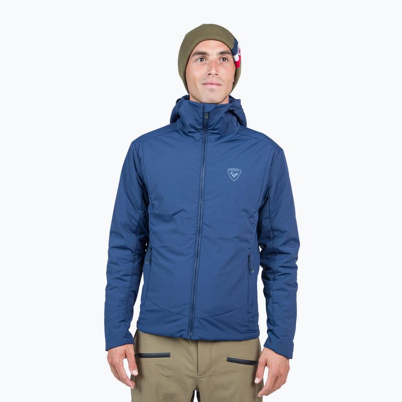 Pánská zateplená bunda Rossignol Opside Hoodie dark navy