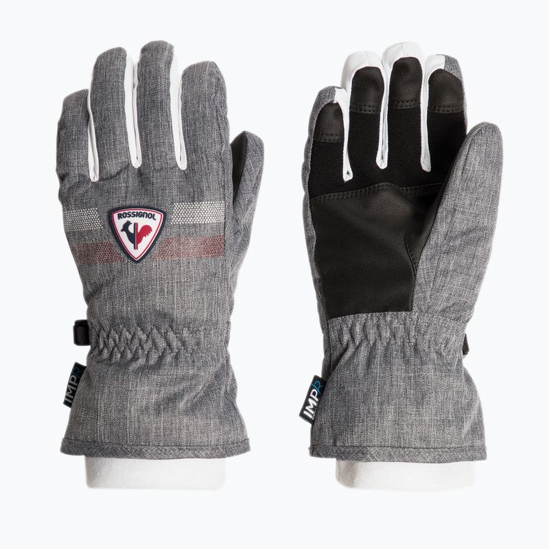 Dětské lyžařské rukavice Rossignol Jr Roc Impr G heather grey