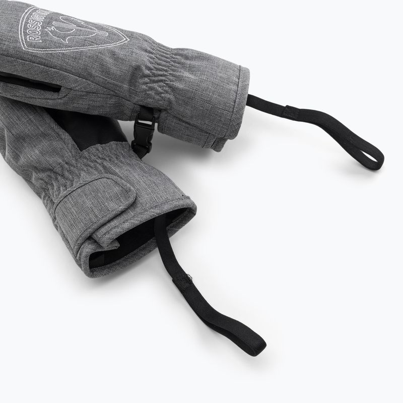 Dětské lyžařské rukavice Rossignol Jr Rooster M heather grey 6