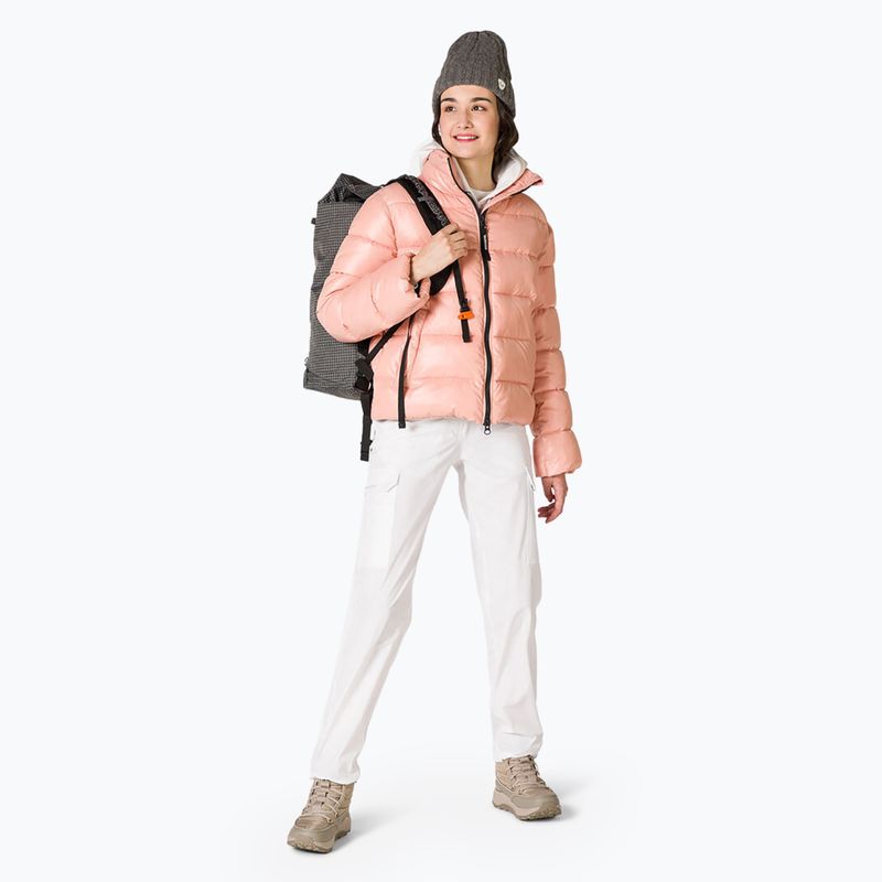 Dámská péřová bunda Rossignol Shiny Bomber pastelově růžová 4