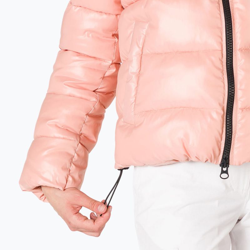 Dámská péřová bunda Rossignol Shiny Bomber pastelově růžová 8