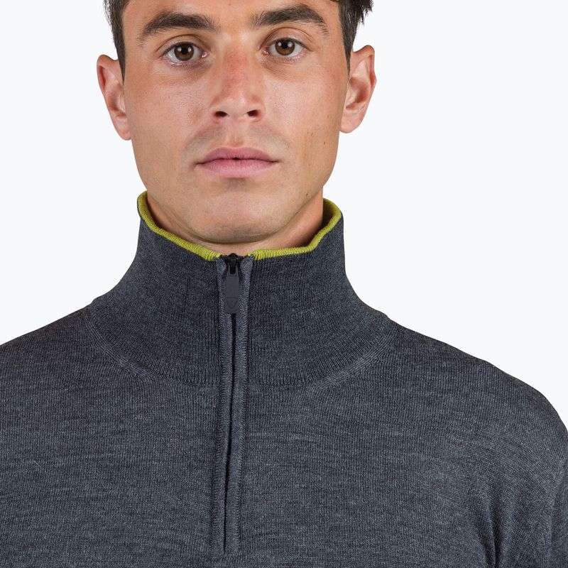 Pánský svetr Rossignol Stripe Hz Knit New onyx grey 4
