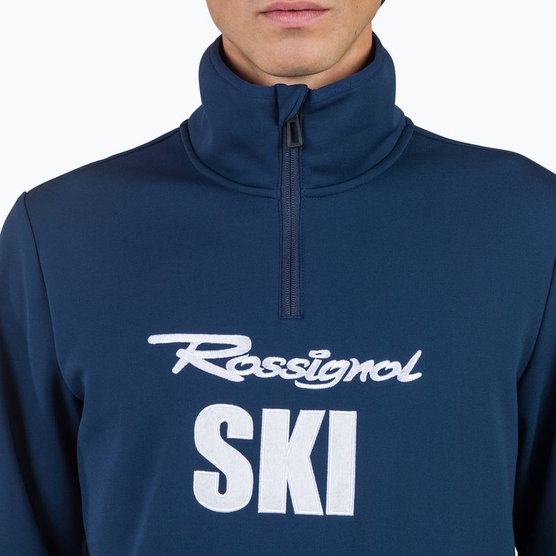 Pánská mikina Rossignol Signature Ski Hz Fleece dark navy 4