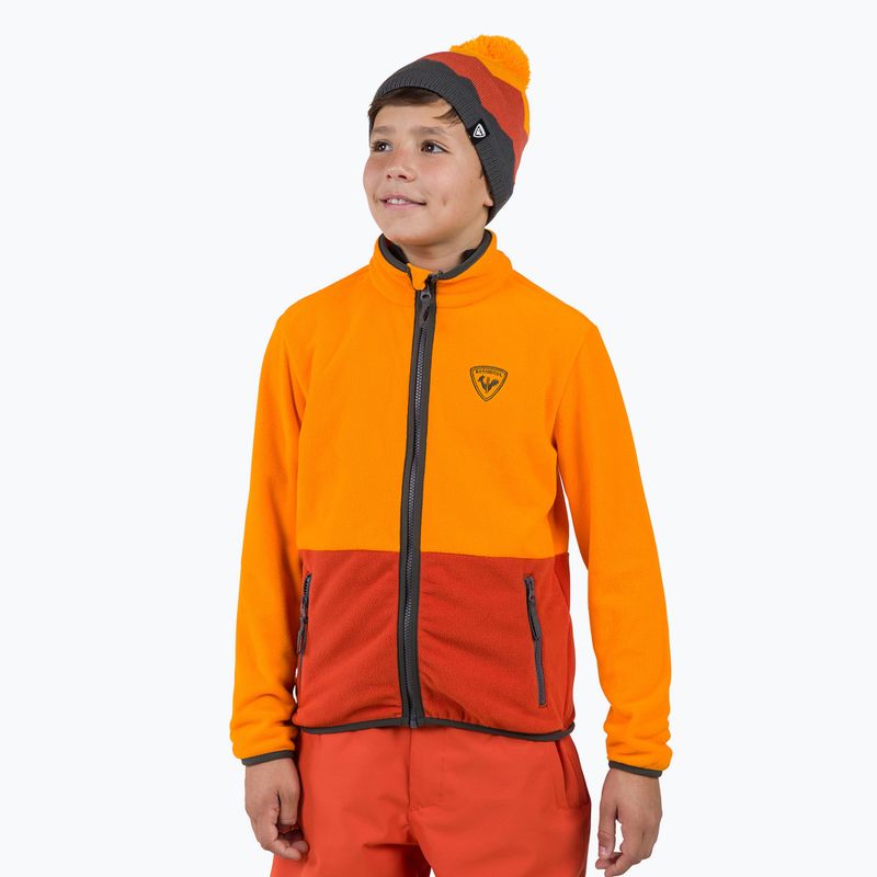 Dětská mikina Rossignol Jr Strawpile Fleece Fz sunburst