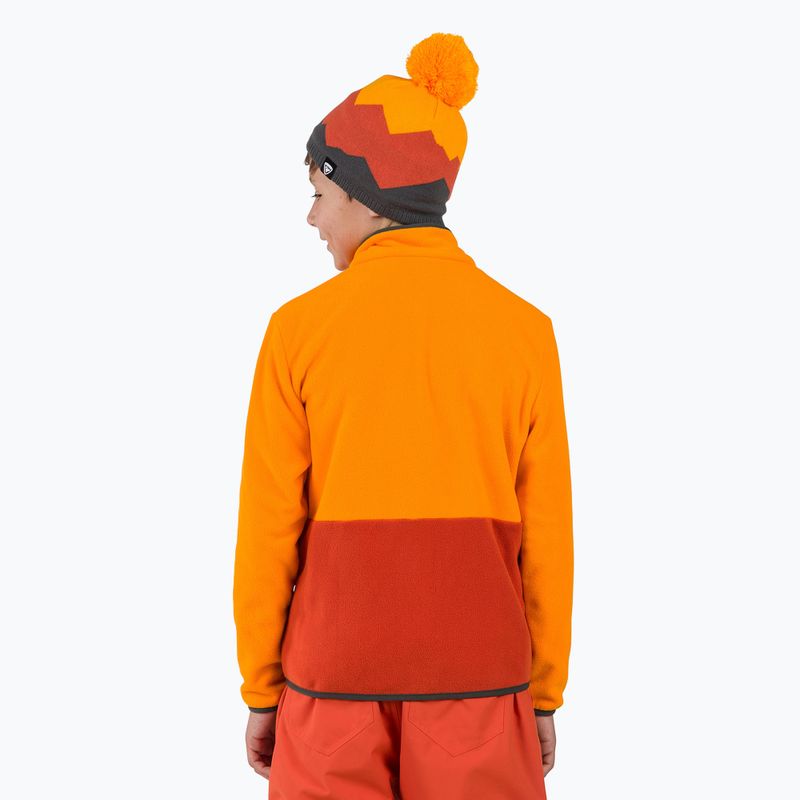 Dětská mikina Rossignol Jr Strawpile Fleece Fz sunburst 3