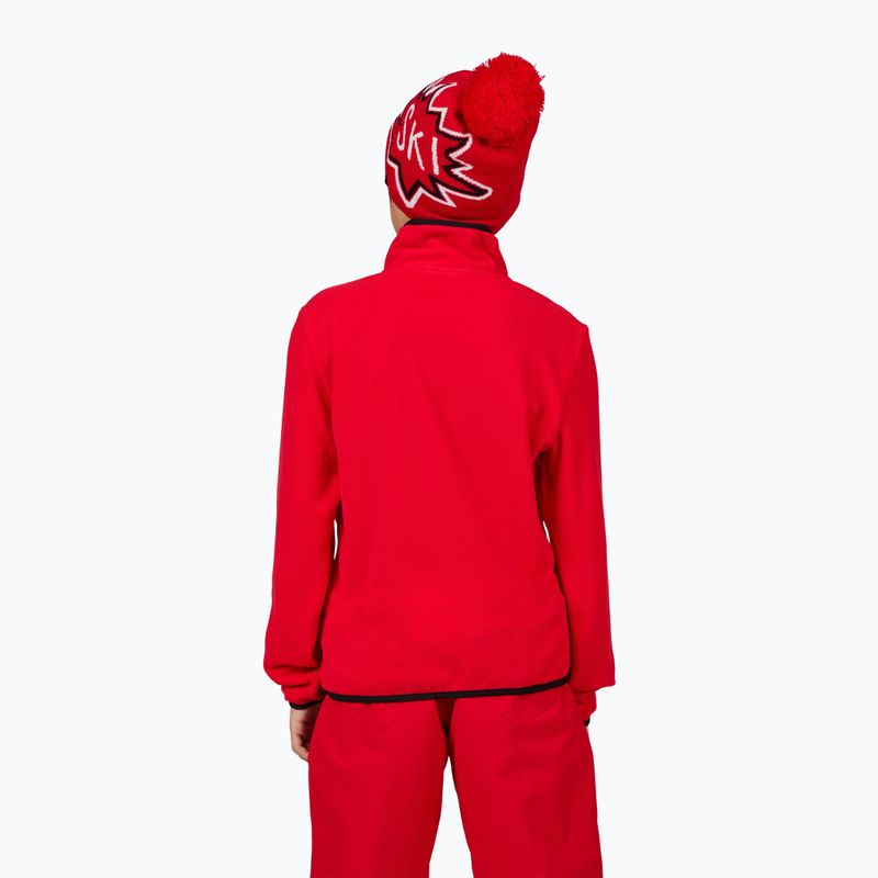 Dětská mikina Rossignol Jr Strawpile Fleece Fz sports red 3