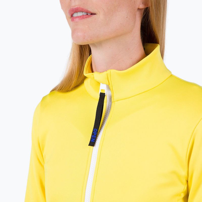 Dámská lyžařská mikina  Rossignol Climi true yellow 4
