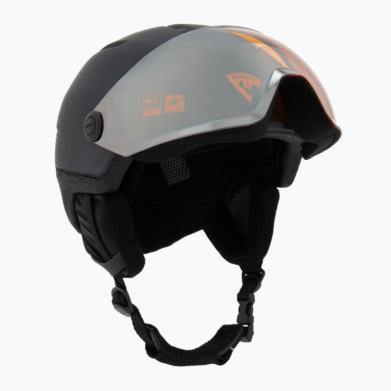Lyžařská helma Rossignol Fit Visor Impacts strato/orange silver 9