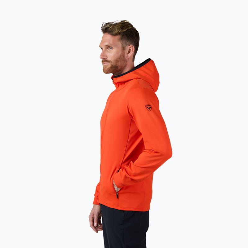 Pánská fleecová mikina Rossignol Mid Layer Stretch Hoodie golden gate 4