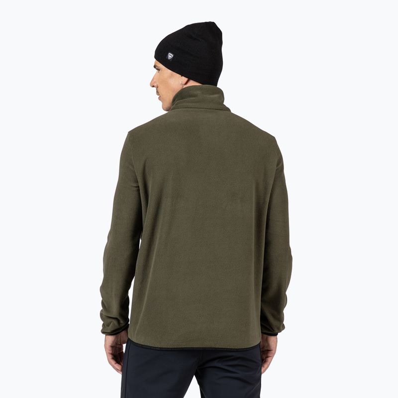Pánská fleecová mikina Rossignol Strawpile Fleece Hz olive shadow 3