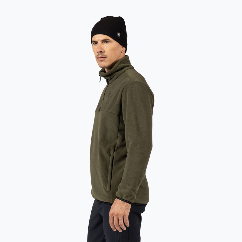 Pánská fleecová mikina Rossignol Strawpile Fleece Hz olive shadow 4