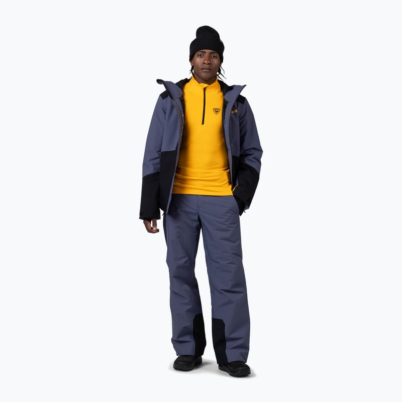Pánská mikina Rossignol Blackside Fleece Hz saffron yellow 2