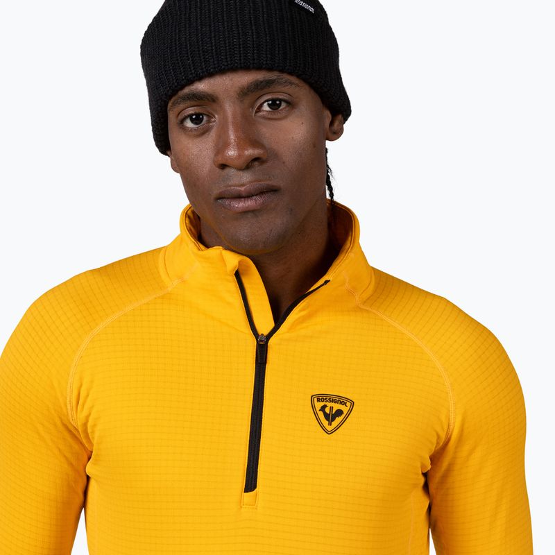Pánská mikina Rossignol Blackside Fleece Hz saffron yellow 5