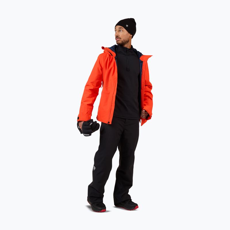 Pánská lyžařská mikina Rossignol Mid Layer Stertch Half Zip black 2