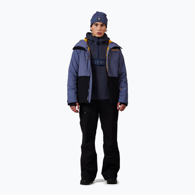 Pánská mikina Rossignol Alltrack Anorak Fleece true night blue 2