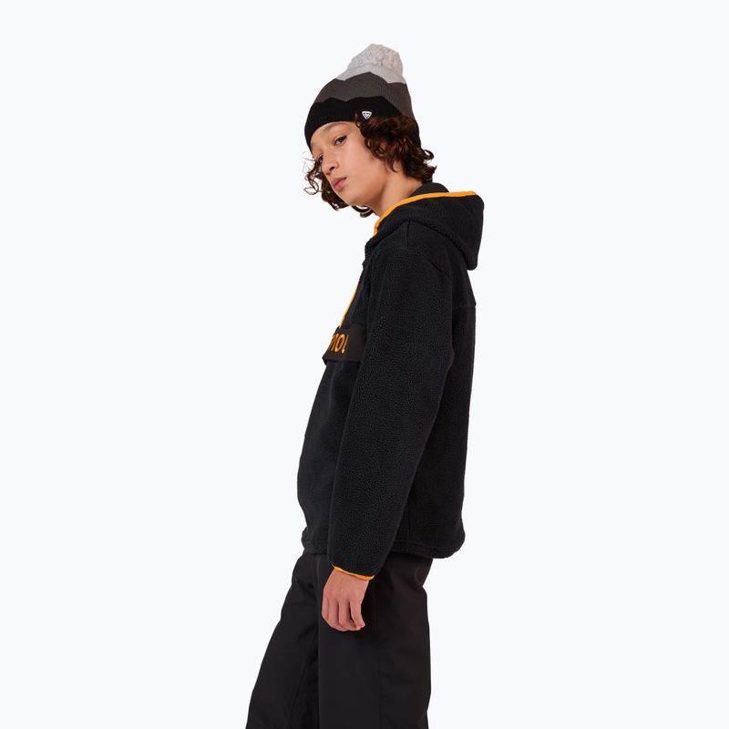 Dětská mikina Rossignol Alltrack Anorak Fleece black 4