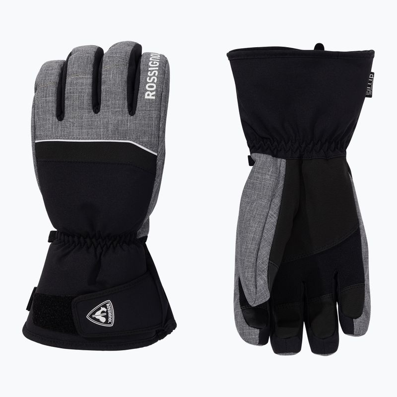 Pánské lyžařské rukavice Rossignol Tech Impr iTip heather grey