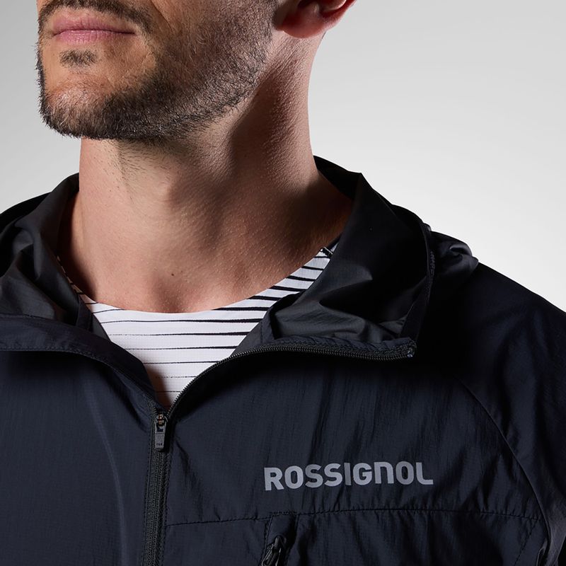 Pánská běžecká bunda Rossignol Sidelhorn PKB black 6