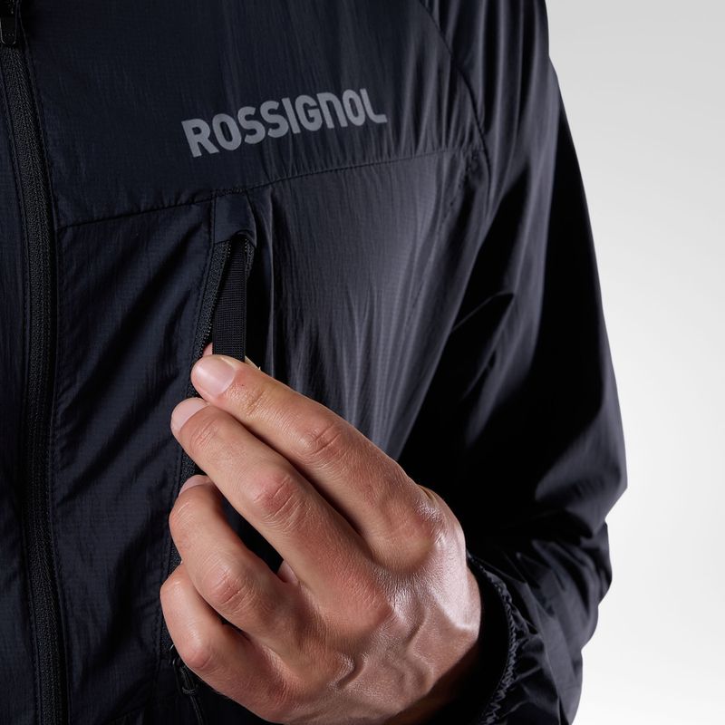 Pánská běžecká bunda Rossignol Sidelhorn PKB black 7