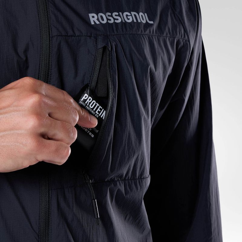 Pánská běžecká bunda Rossignol Sidelhorn PKB black 8