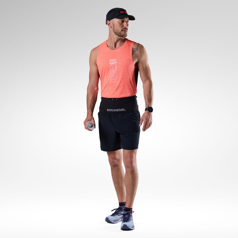 Pánské běžecké tričko Rossignol Sapa Ultra Tank neon red 2